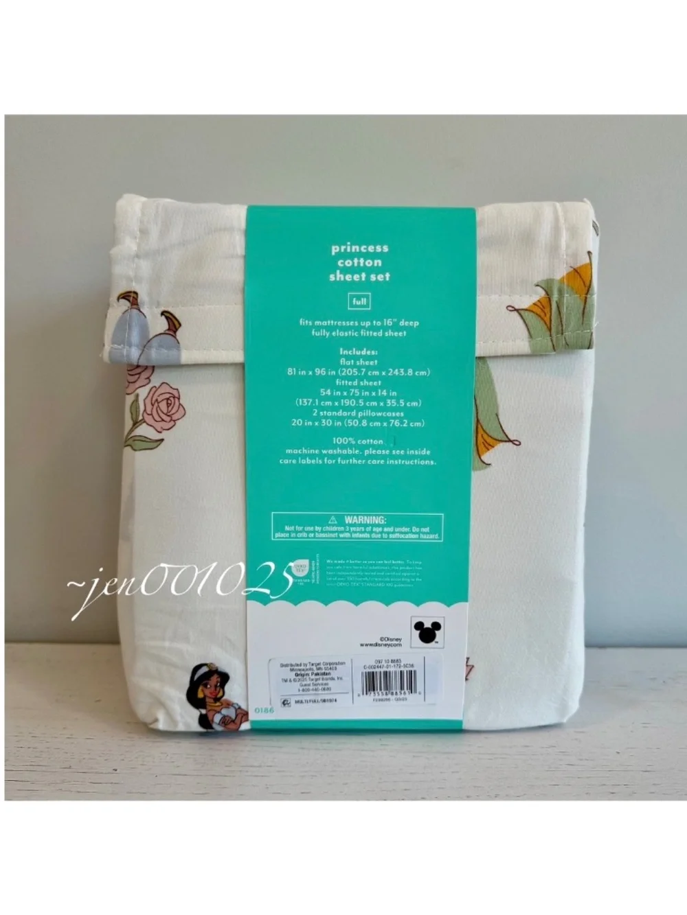 Full Princess Characters Kids' Sheet Set - The Disney Collection by Pillowfort